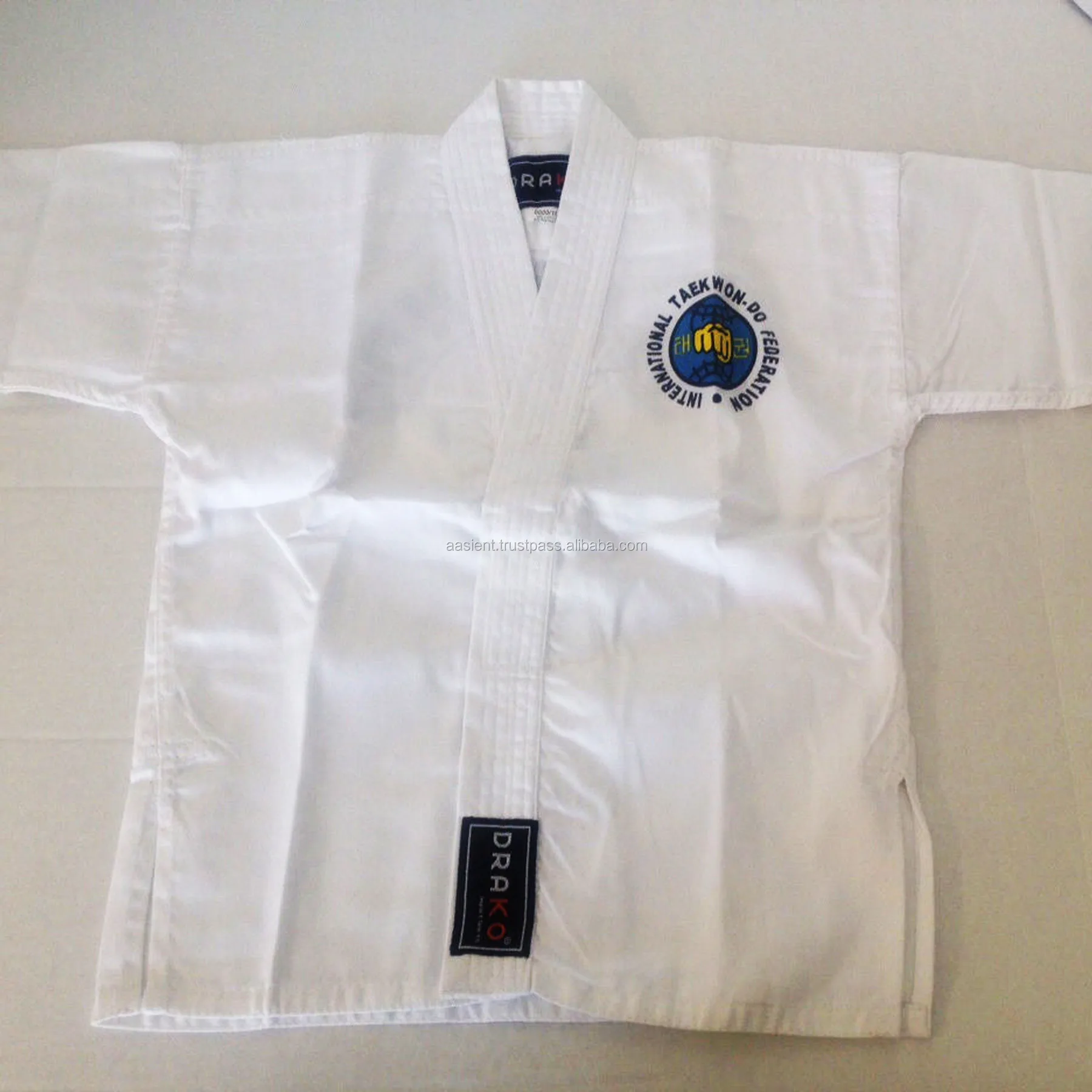 World Taekwondo Uniforms Dobok Black Vneck Tae Kwon Do Buy Adult