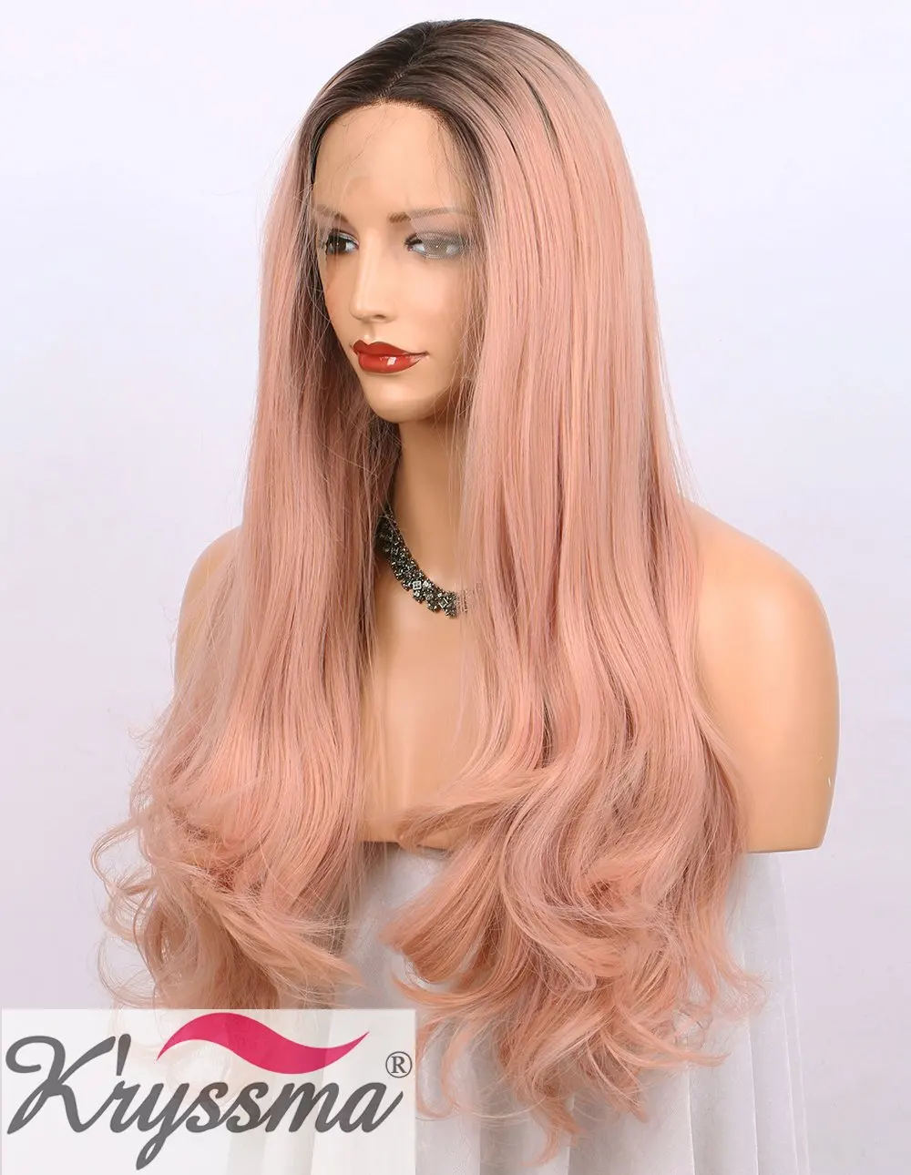rose pink wig