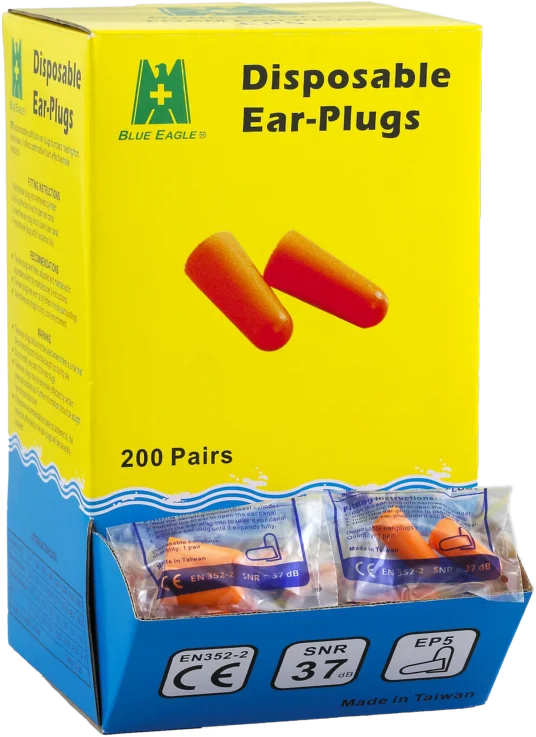 Workplace Safety Supplies EP5 disposable ear plugs with certification CE EN352-2 -1