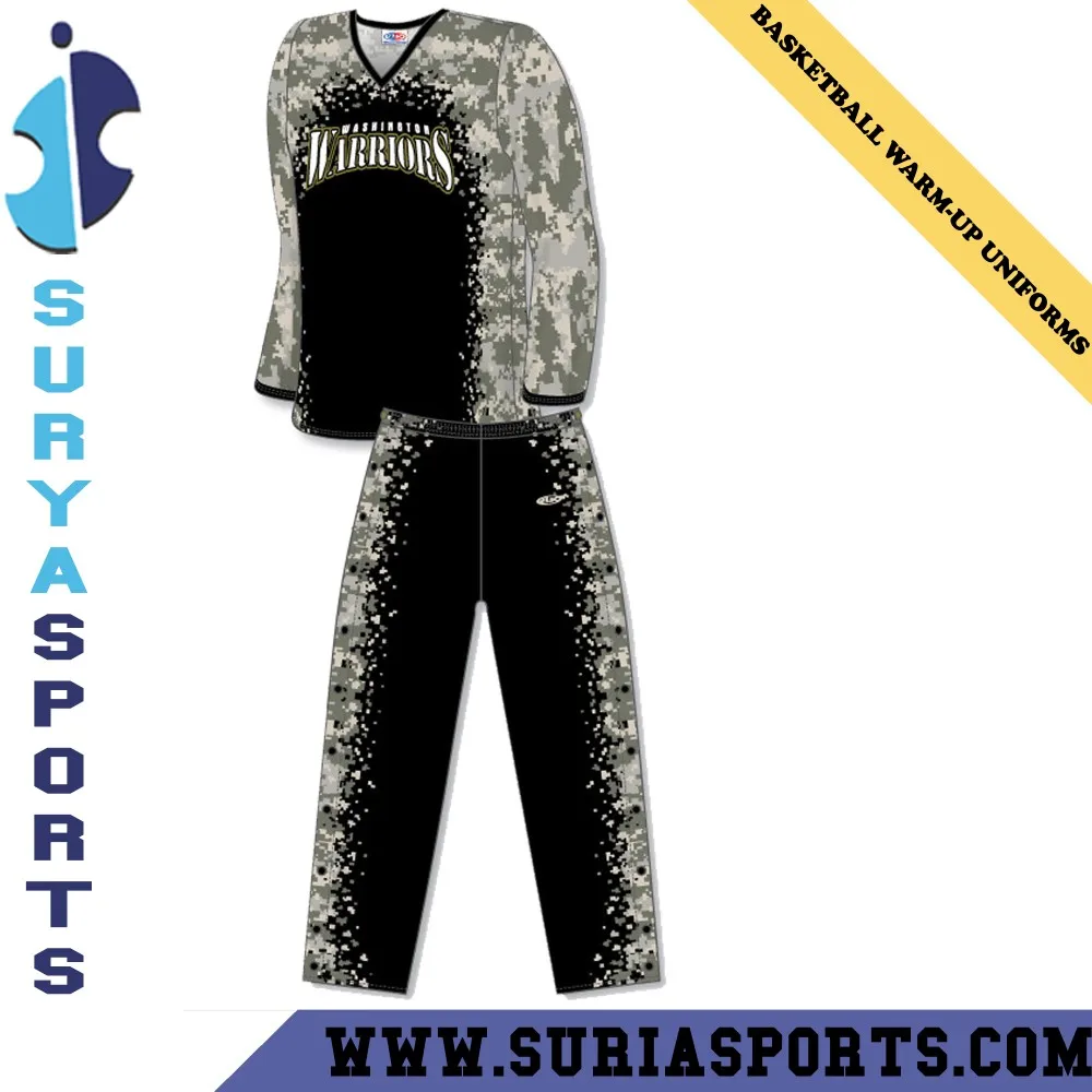 Custom Performance Basketball Warm Up Shirts/sports Wholesale Warm Up