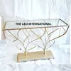 tree branches console table