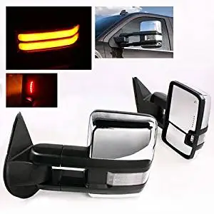 SCITOO Pair Door Mirrors fit 88-99 Chevy GMC C//K 1500 2500 3500 92-99 Chevy Suburban C//K 1500//2500//3500 Yukon XL Manual Adjusted Non-Folding Non-Extended Side Tow Mirrors