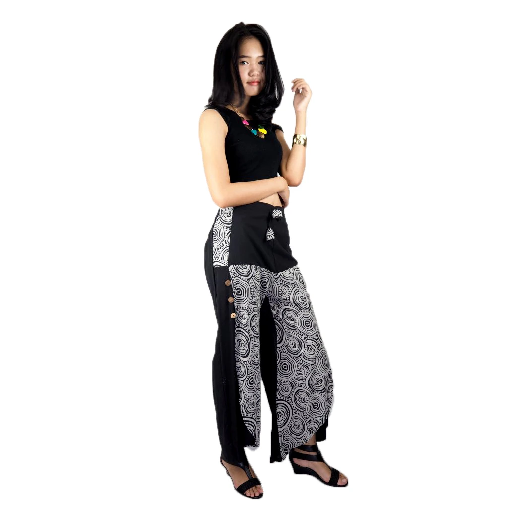 NAPAT New Women Harem Pants Elastic Waist Loose Warm ( PP0022-01 )