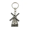 Custom Dongguan 3D Windmill Die Casting Key Ring Chains