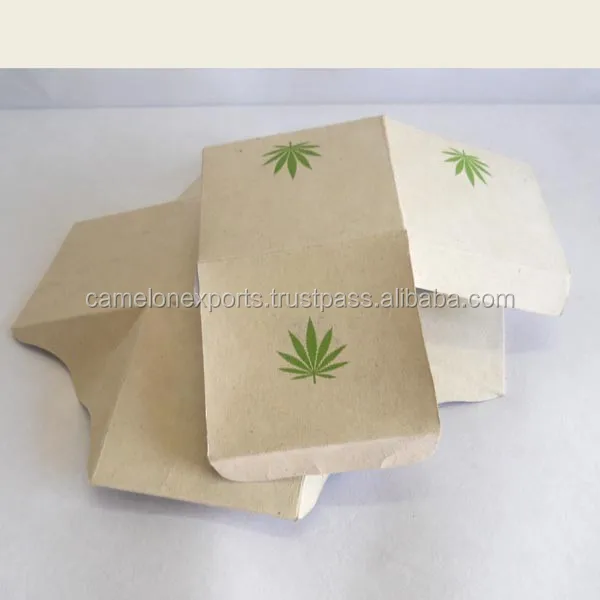 100 Hemp Paper Printed Green Color Hemp Leaf Dye Cut Box Buy 100