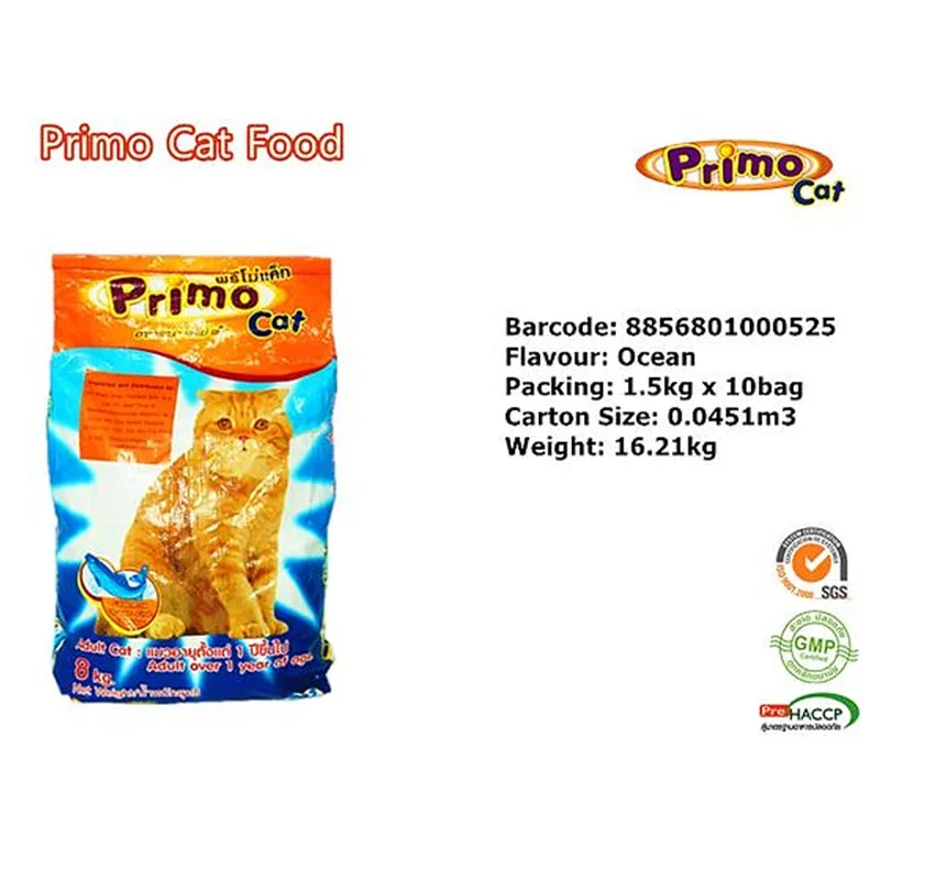 Primo Cat Food 8kg Buy Cat Food,Dry Cat Food,Bulk Dry Cat Food