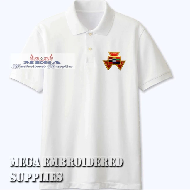 Custom Embroidered Masonic Lodge shirt Jersey Knit