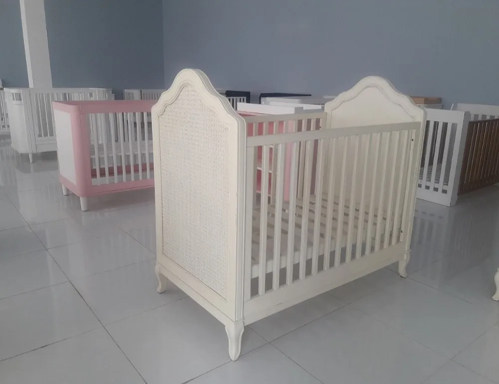Vintage Wooden Baby Cot Classic Baby Crib Wooden Baby Crib View