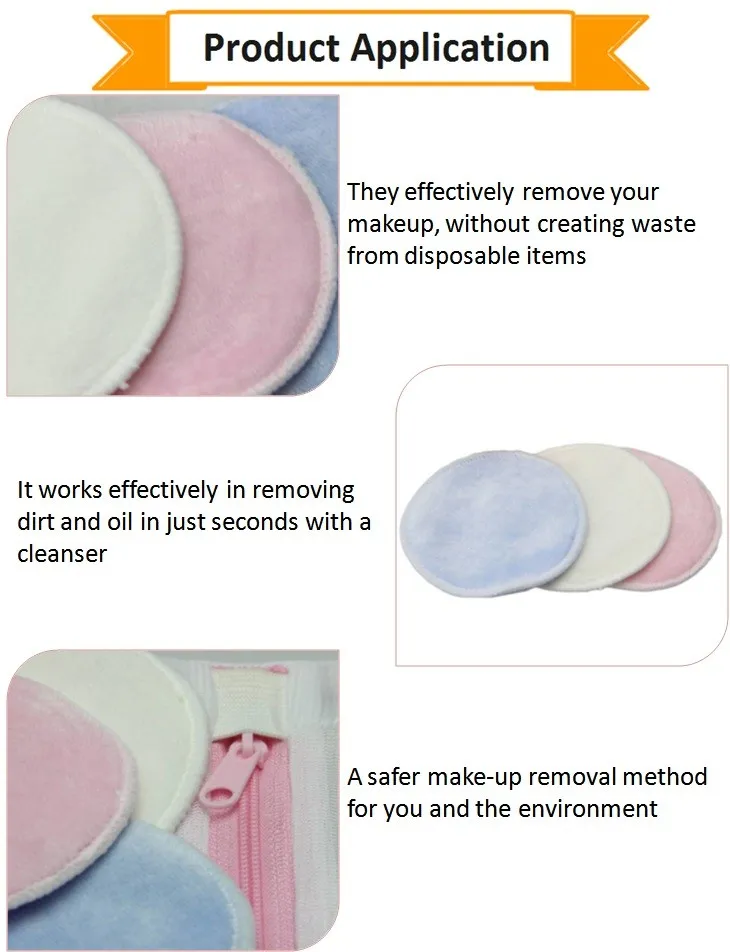 Reusable Makeup Remover Pads,Soft Chemical-free Facial Pure Cotton Pads ...