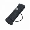 Premium Quality Camping 4mm 550 Parachute Black Nylon Rope Cord