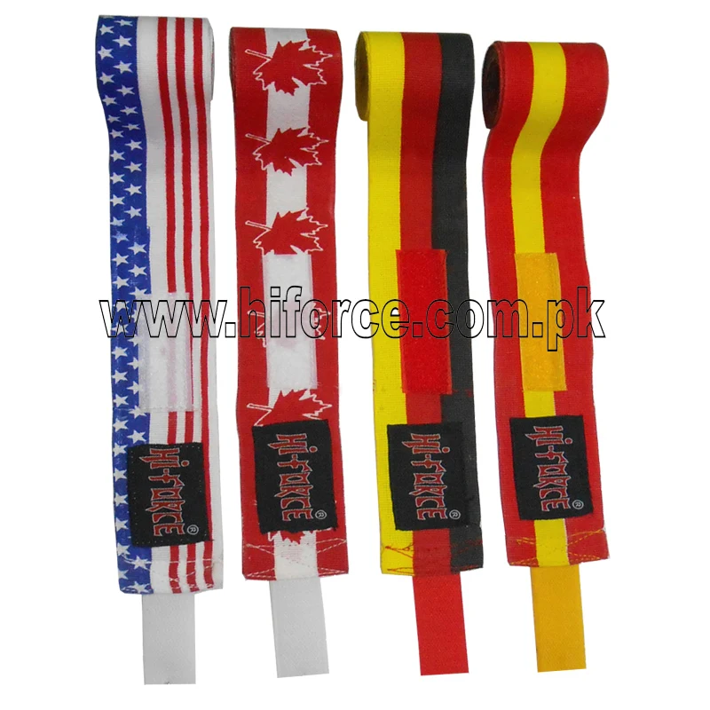 Custom Printed Boxing Wraps Mma Bandages Muay Thai Kickboxing Cotton