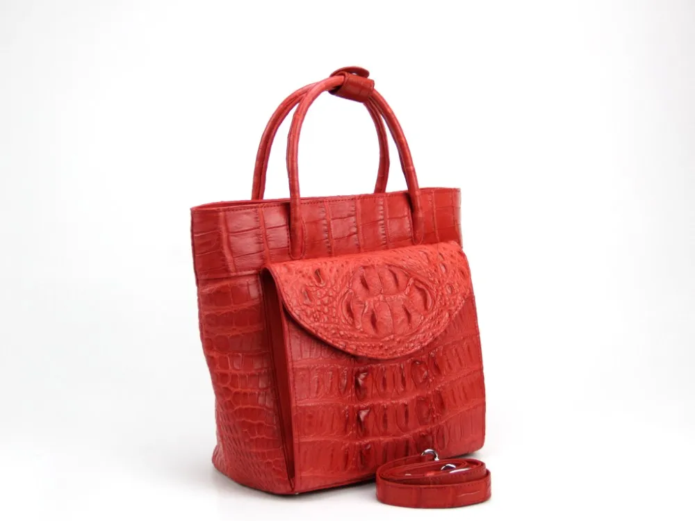100% Quality Genuine Crocodile Leather Skin Handbag And Bag From ...