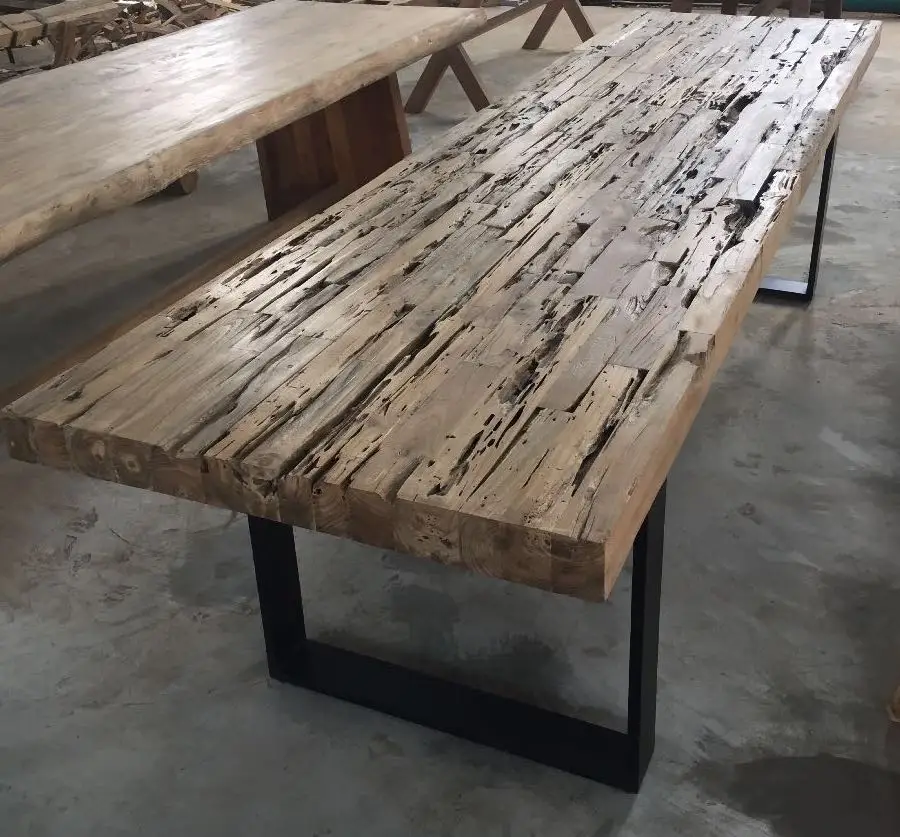 Rustic Teak Dining Table For Restaurant View Coffee Rustic Teak Dining Table For Restaurant View Coffee Product Details From Cv Pangestu On Alibaba