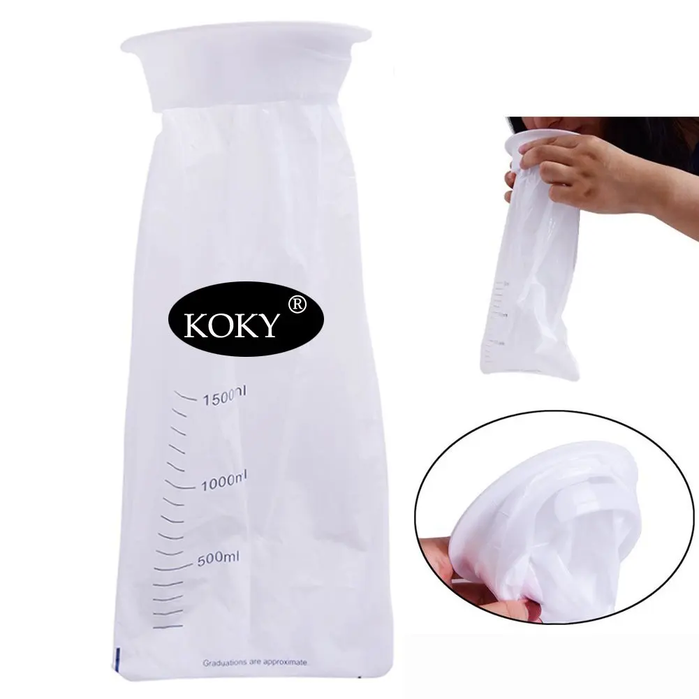 Vomit Bag/Vomit Bag with Sealed Closure for Travel Motion Sickness by Koky (20 Packs)