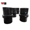 High dielectric characteristics monoblock insulating joint for installation either under or above ground