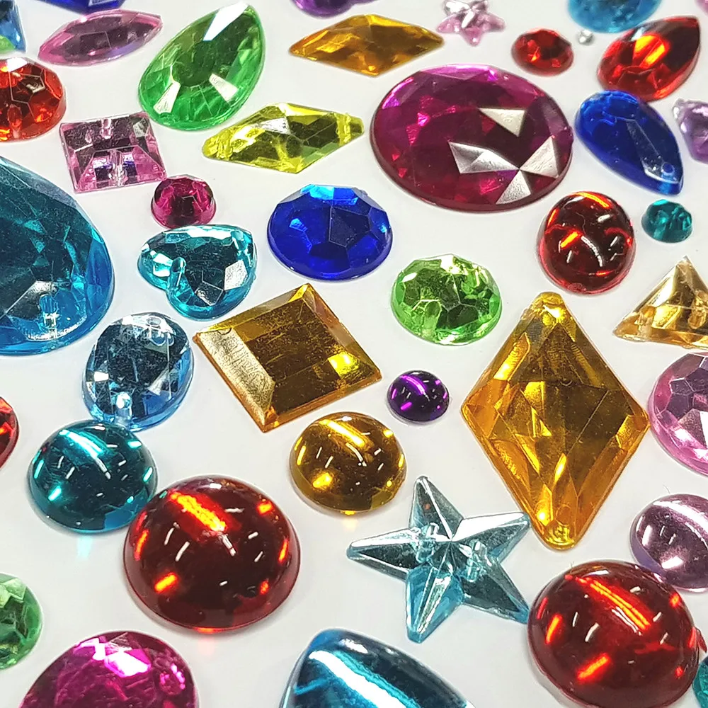 Factory Price Colorful Acrylic Plastic Crystals Buy Craft Crystals