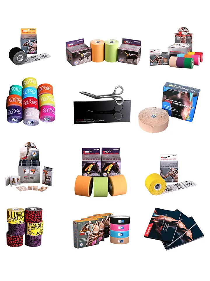 Ares Skinfriendly High Quality Kinesiology Sports Tape Ce Fda Iso9001