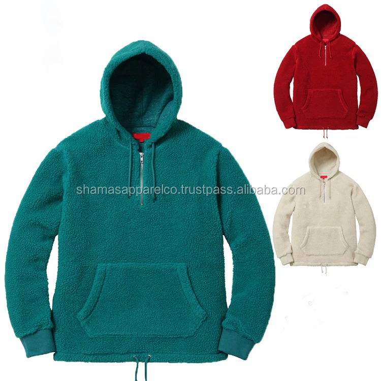 sherpa fleece pullover wholesale