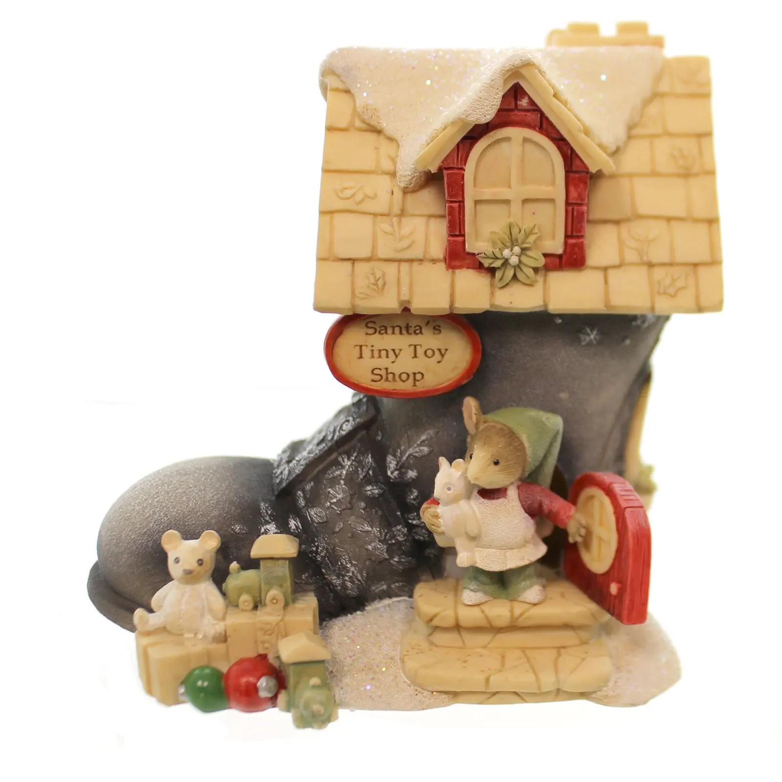 the heart of christmas mouse figurines