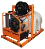 Pick up Skid Commercial Hot Water Pressure Washer Fully Self Contained 3.5gpm @ 3500psi Gasoline Driven Oil Fired