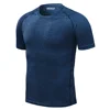 Athletic Performance Dry Fit Half Sleeves Fitness Training Gym Shirts For Workout