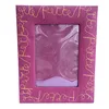 Brown color handmade recycled embroidered cotton paper fancy photo frame