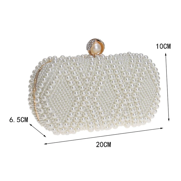  Factory-direct luxury vintage purses evening with pearl handmade lace evening bags wedding style