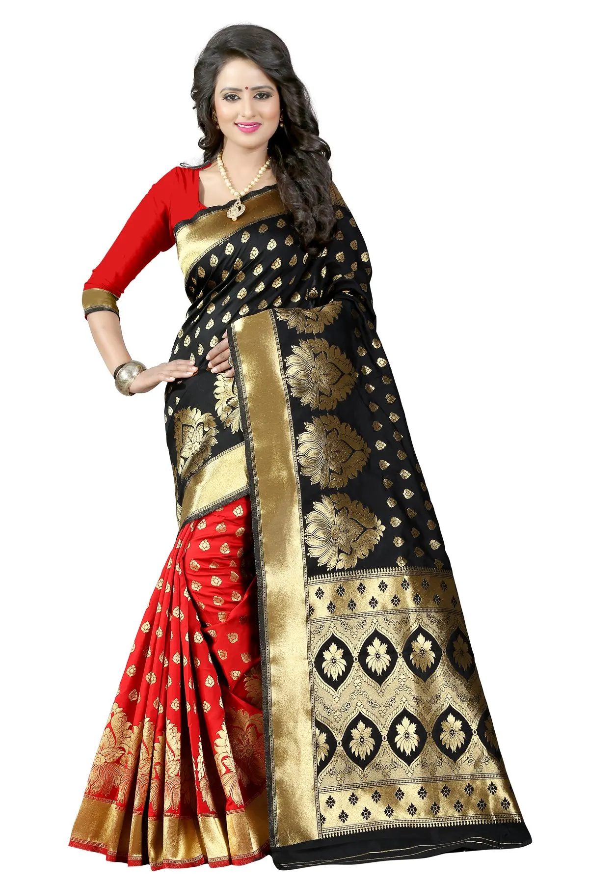 Buy New Indian Pakistani Ethnic Designer Multi Color Banarasi Silk