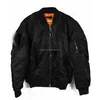 stylish casual wear Bomber Jacket smooth Fabric, Custom Nylon Plain Black Bomber Jacket New TRI-1562