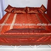 Hotel Decor - Buy Designer Embroidered Silk Bedspread / Bedcovers