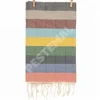 Multi Colored Striped Zebra Peshtemal with Genderless and Rare Design | Microfiber Best-Selling Peshtemal on Online %100 Cotton