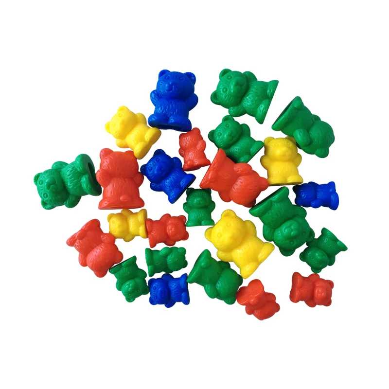 Colorful Bear Math Manipulative Counters Toy Buy Plastic Bear Toy,Counting Bears Toy,Colorful