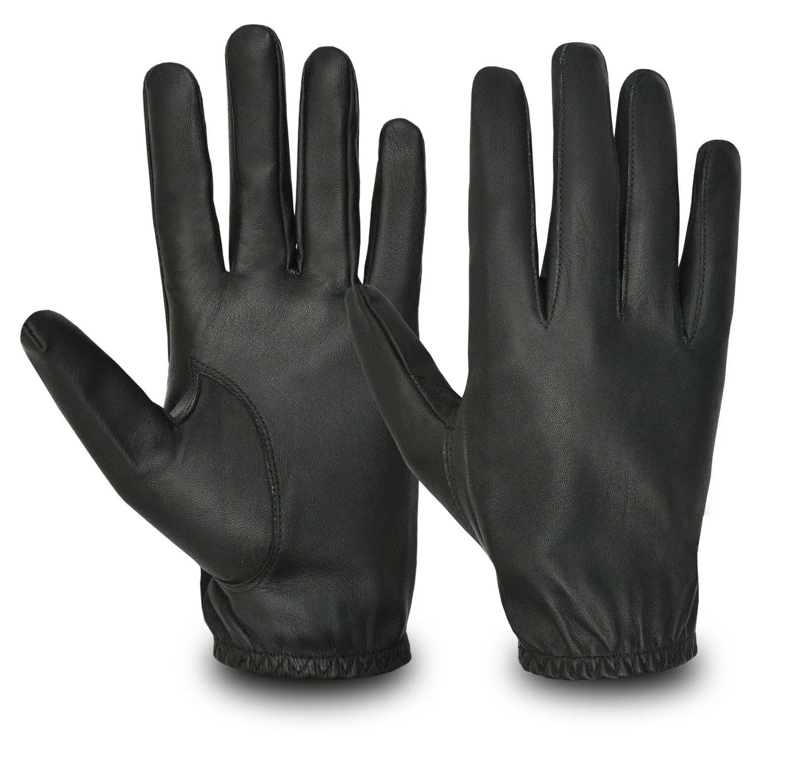 mens slim fit leather gloves