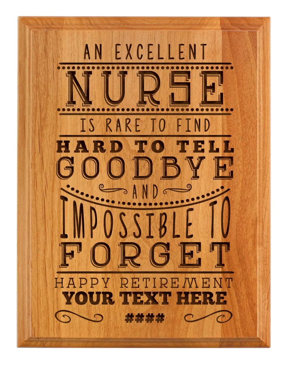 Buy Personalized Retirement Plaque Excellent Nurse Retirement Gifts For 