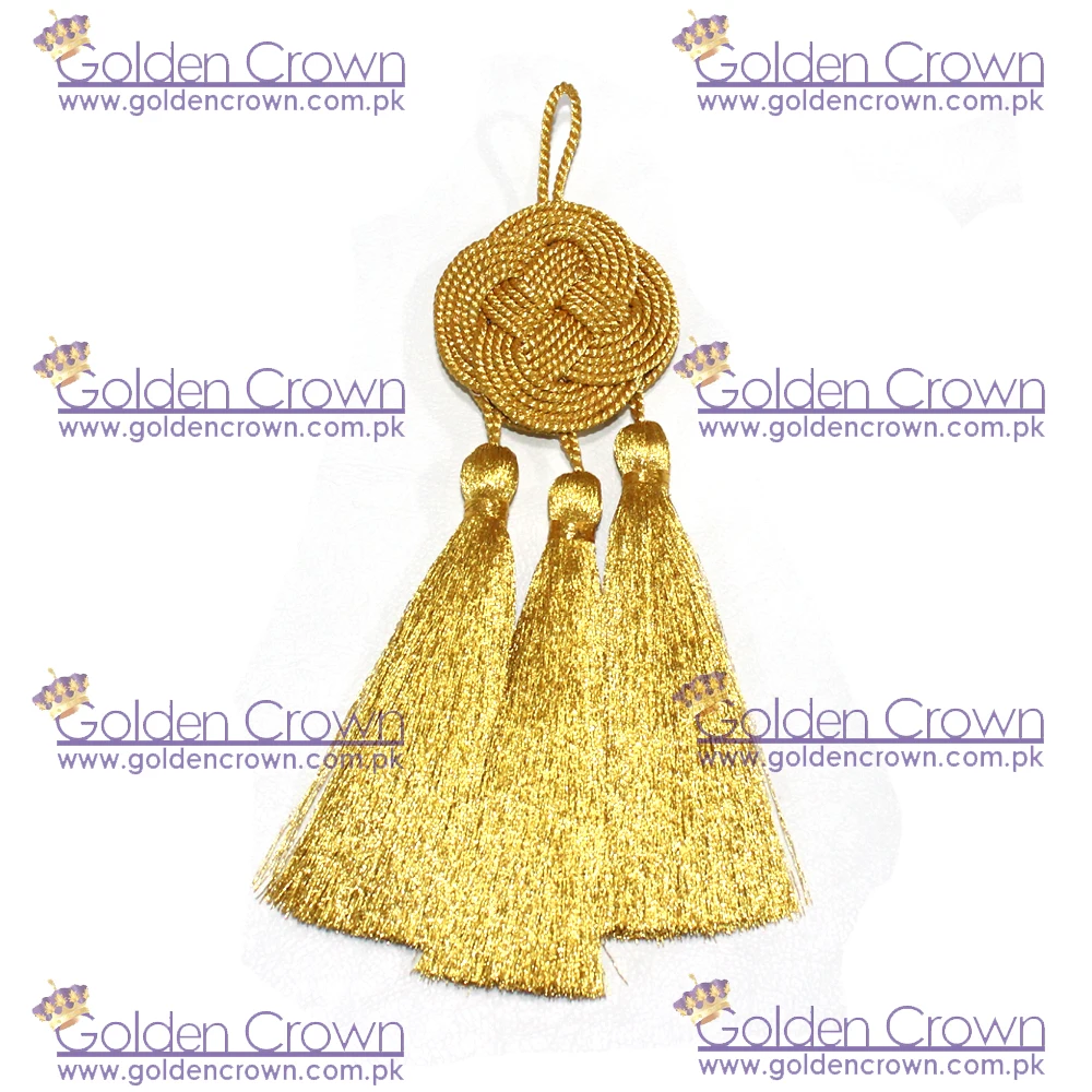 gold 3 small Cord Tassels.jpg