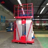 Single Mast Telescoping Hydraulic Aluminum Alloy Lift Platform For One Man
