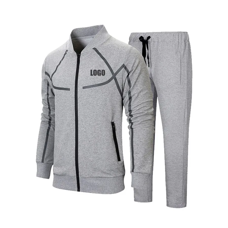 Design New Tracksuits Two Pieces Set New Fashion Jacket Sportswear Men ...
