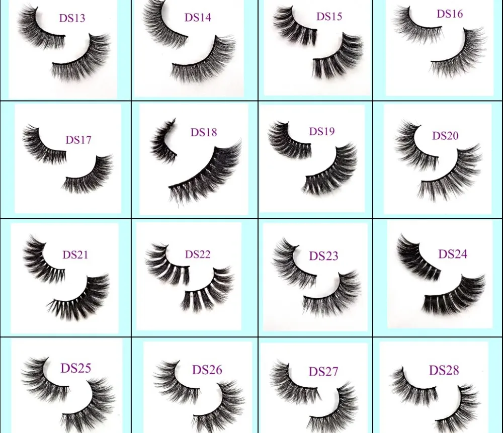 Wholesale 25 Mm Mink Fur Eyelashes With Round Plastic Holographic