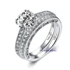 Wholesale 925 silver rhodium plated 5A cubic zirconia UK style antique filigree Wedfit Engagement Ring