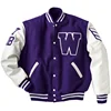 Custom Sublimation and Embroidered Varsity Jackets With Logo Chenille Patch Letterman Baseball College Wool Leather Satin Jacket