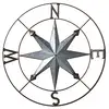 High Quality Star Art Handmade Decorative Iron galvanize brown Antique Compass Wall Hanging items