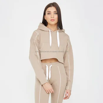 crop sweat suit