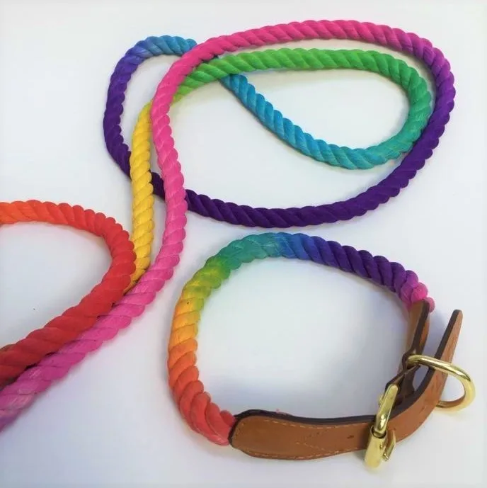 ombre rope leash