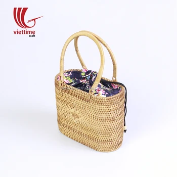 beach bag rattan