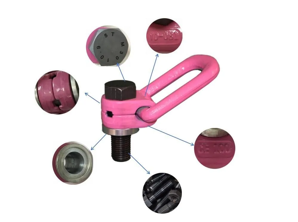 Yd081 Swivel Shackle Eye Bolts Hoist Lifting Ring Stainless Steel