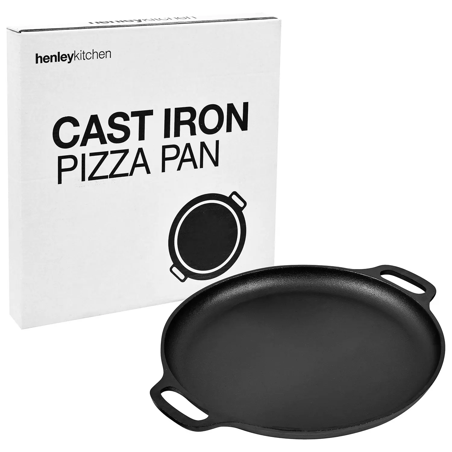 Buy Cast Iron Pizza Pan Stone PreSeasoned 16" Cast Iron Pizza Pan