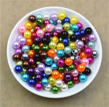 colored pearl beads