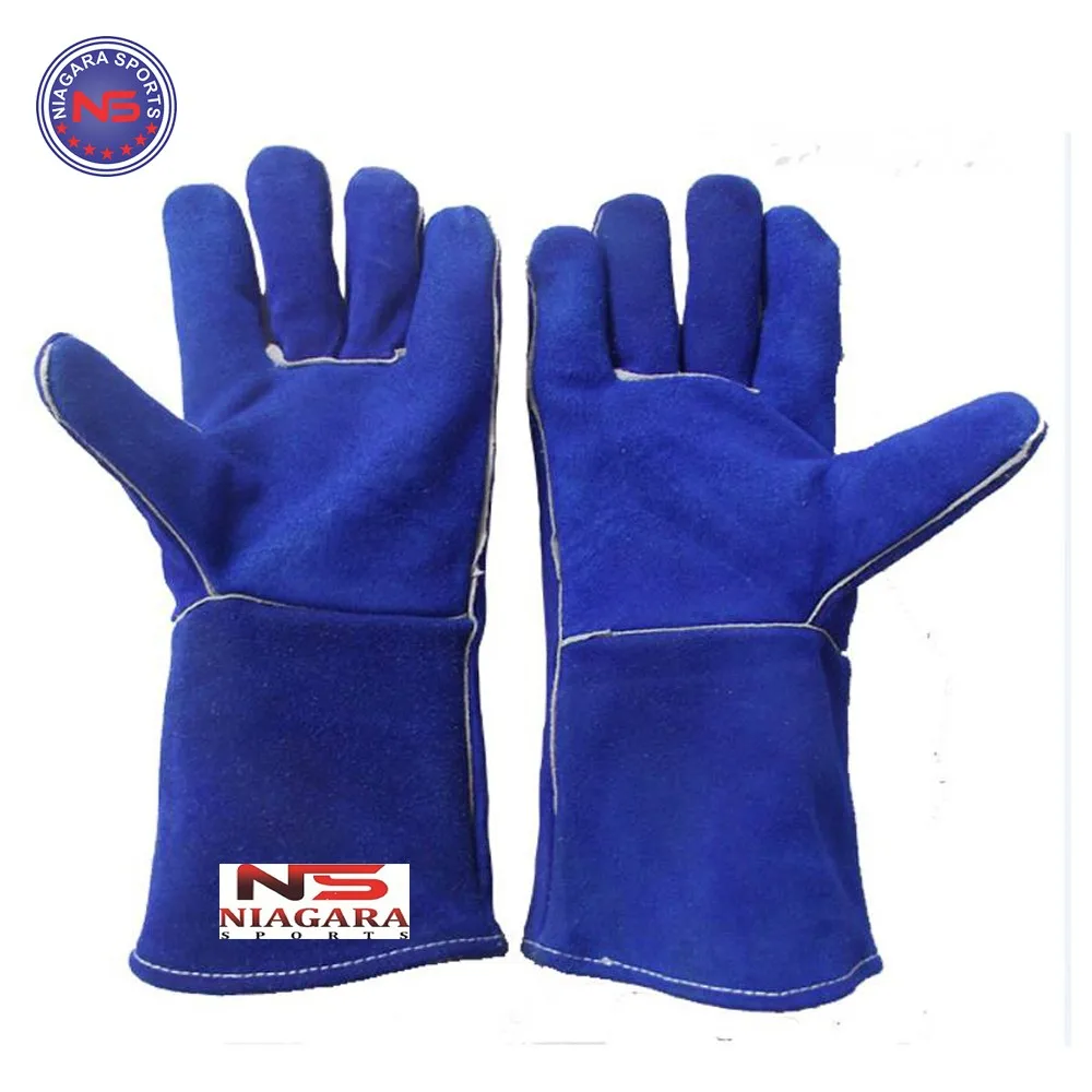 Premium Quality Long Leather Tig Welding Gloves Safety Equipment