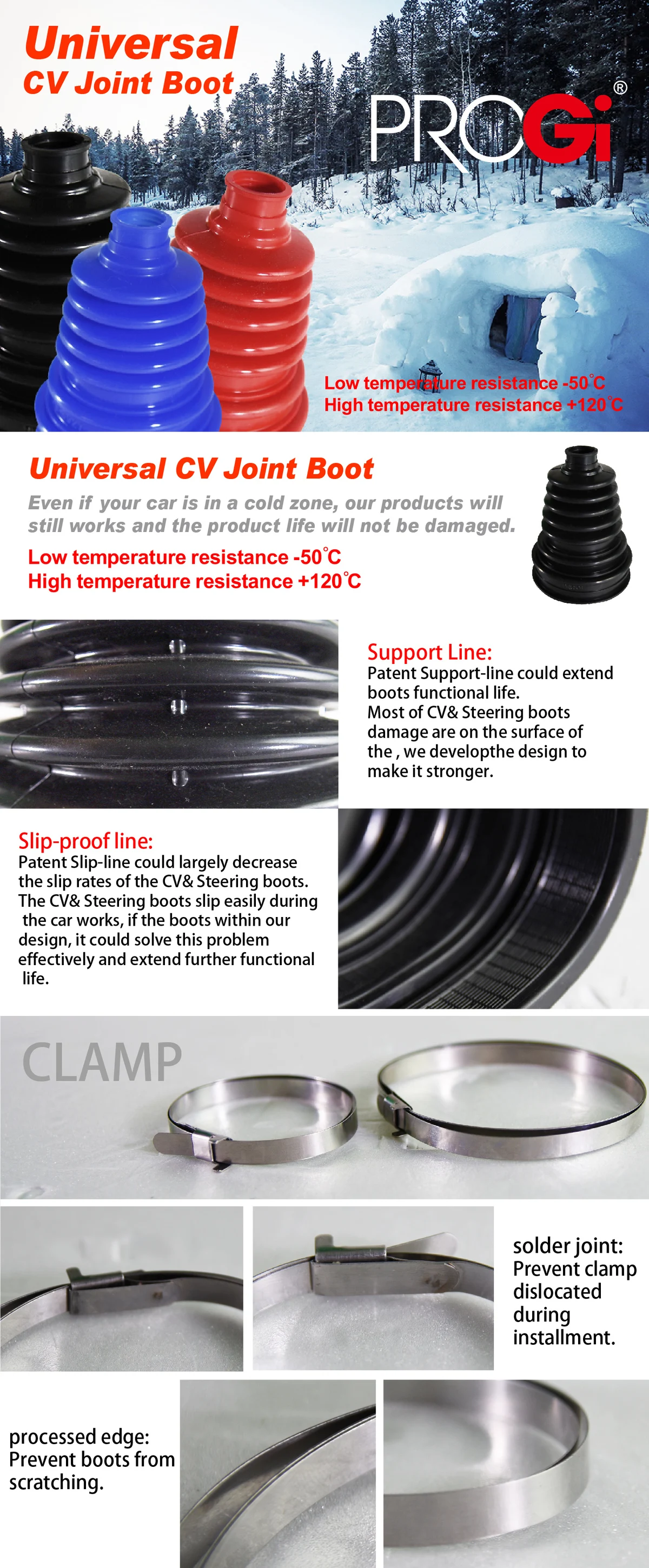Progi Universal Silicone Cv Joint Boot Fb6901kc02 Buy Drive Shift