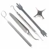 Mouth Mirror Reverse Action Orthodontic Kit Bracket Placer Director Ligature Lab